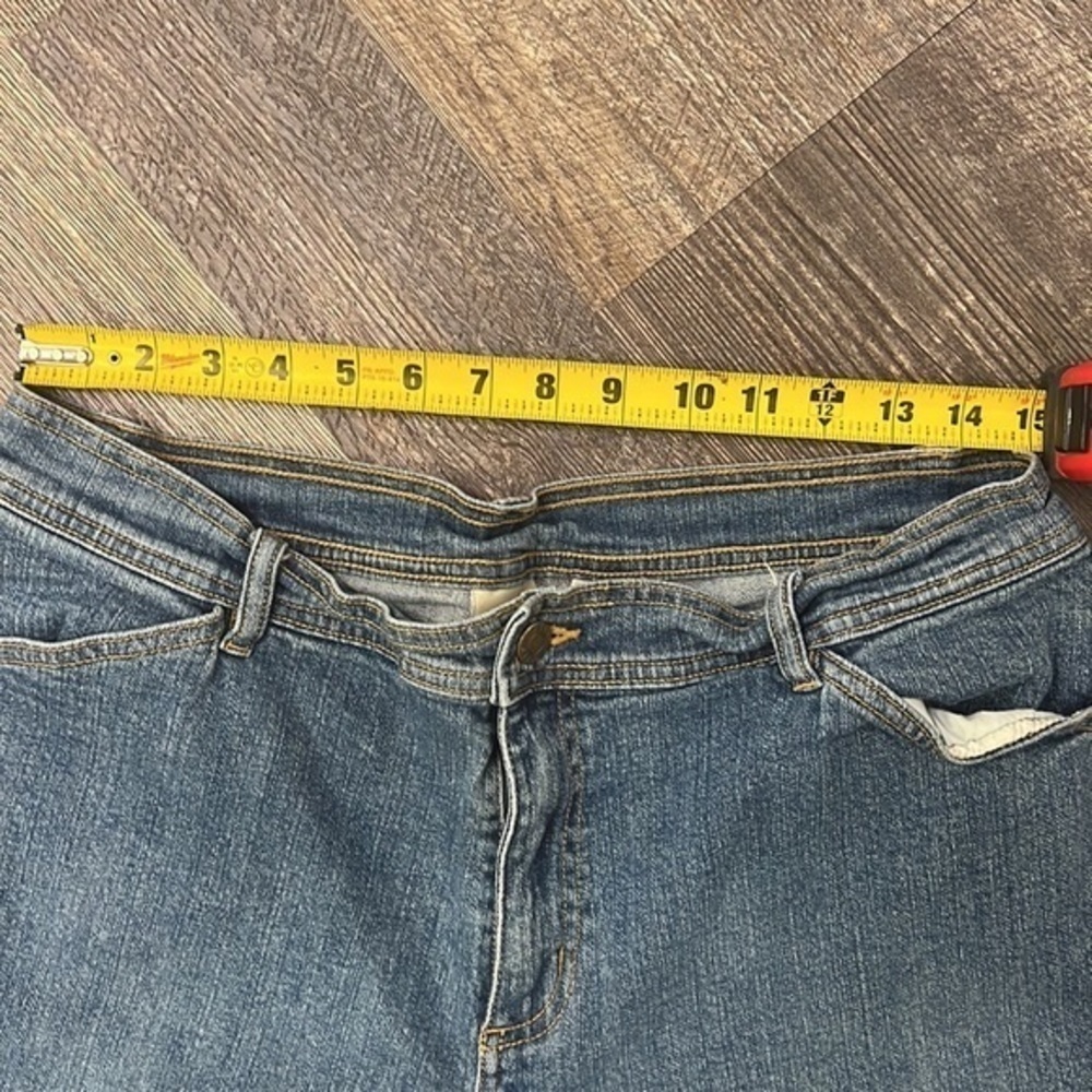 Falls Creek Capri Jeans Size 16 Stretch Denim Cropped Pants - Picture 5 of 8